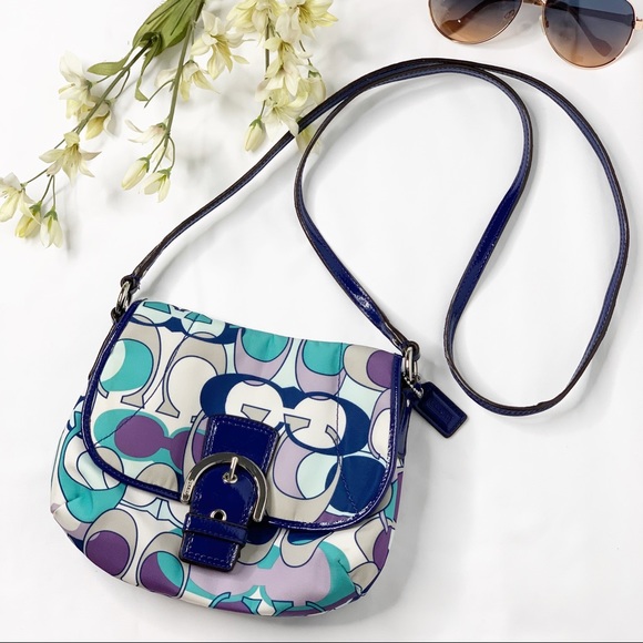 Coach Handbags - Coach Kyra Daisy Scarf Print Purse